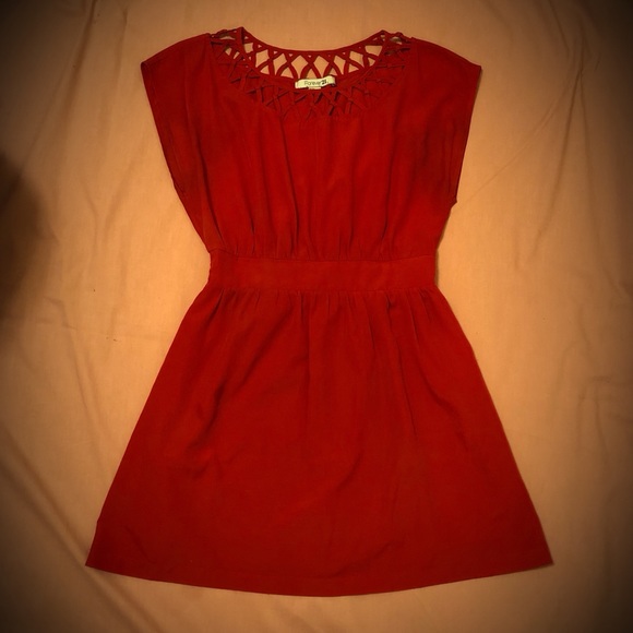 Red, Mini Dress, by Forever 21 - Picture 1 of 6